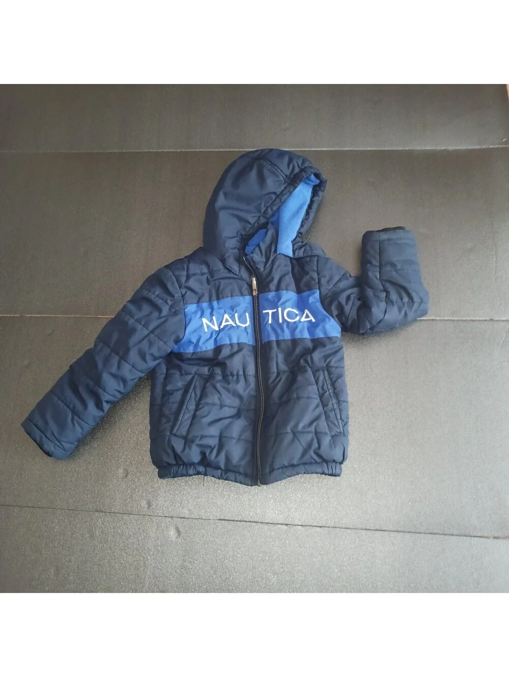 NAUTiCIA  Hooded Jacket Boys Size 5  Multicolored  Blue